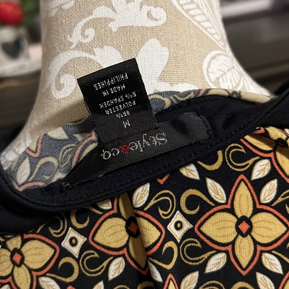 • Style & Co. patterned tunic dress, M • - Picture 7 of 8